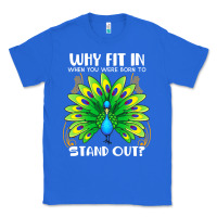 True Royal peacock inspired beautiful color bird (3) Classic Tee - linhVisuals