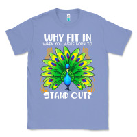 Colony Blue peacock inspired beautiful color bird (3) Classic Tee - linhVisuals