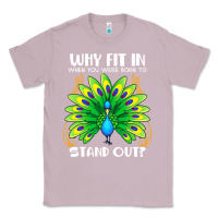 Lilac peacock inspired beautiful color bird (3) Classic Tee - linhVisuals