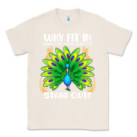 Natural peacock inspired beautiful color bird (3) Classic Tee - linhVisuals