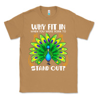 Toasted Coconut peacock inspired beautiful color bird (3) Classic Tee - linhVisuals