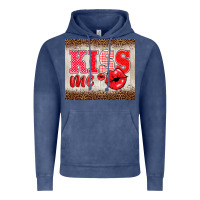 Vintage Denim valentine's day kiss me Vintage Hoodie - BarkalooDesign