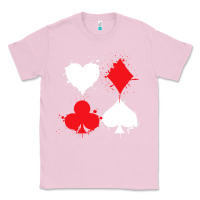 Bubblegum Pink playing cards poker heart spade club Classic Tee - linhVisuals