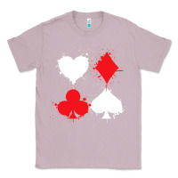 Lilac playing cards poker heart spade club Classic Tee - linhVisuals