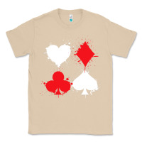 Mushroom playing cards poker heart spade club Classic Tee - linhVisuals