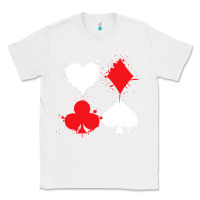White playing cards poker heart spade club Classic Tee - linhVisuals