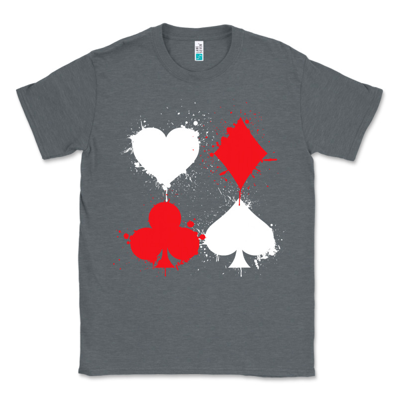 Playing Cards Poker Heart Spade Club Classic Tee by linhVisuals | Teevron
