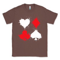 Chestnut playing cards poker heart spade club Classic Tee - linhVisuals