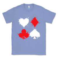 Colony Blue playing cards poker heart spade club Classic Tee - linhVisuals