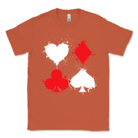 Copper playing cards poker heart spade club Classic Tee - linhVisuals