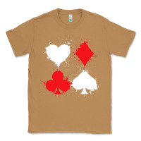 Toasted Coconut playing cards poker heart spade club Classic Tee - linhVisuals