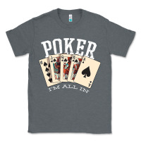 Charcoal Heather poker all in royal flush lucky casino Classic Tee - linhVisuals