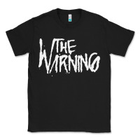 Black THE WARNING Classic Tee - linhVisuals
