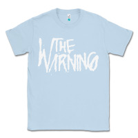 Dusty Blue THE WARNING Classic Tee - linhVisuals