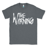 Charcoal Heather THE WARNING Classic Tee - linhVisuals