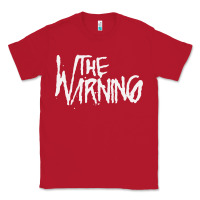 Red THE WARNING Classic Tee - linhVisuals