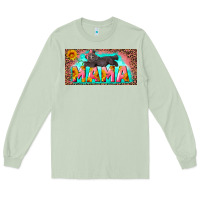 Matcha mama with baby bear and leopard license plate Long Sleeve Tee - Artiststas
