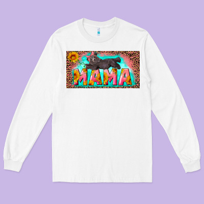 Mama With Baby Bear And Leopard License Plate Long Sleeve Tee Designed By Artiststas