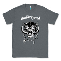 Charcoal Heather MUSIC ROCK Classic Tee - linhVisuals