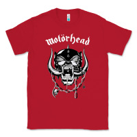 Red MUSIC ROCK Classic Tee - linhVisuals