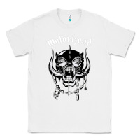 White MUSIC ROCK Classic Tee - linhVisuals