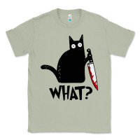 Halloween Cat With Knife What Classic Tee | Teevron