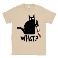 Mushroom Halloween Cat With Knife What Classic Tee - linhVisuals