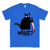 True Royal Halloween Cat With Knife What Classic Tee - linhVisuals