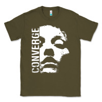 Army Green converge Classic Tee - linhVisuals