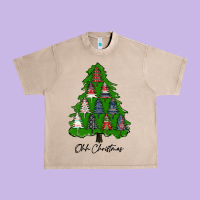 Ohh Christmas Trees Urban Heavy Tee Designed By Ranaportraitstore