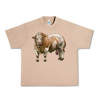 Burro simmental bull Urban Heavy Tee - LillyAllenDesigns