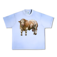 Grape Ice simmental bull Urban Heavy Tee - LillyAllenDesigns