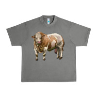 Tornado simmental bull Urban Heavy Tee - LillyAllenDesigns