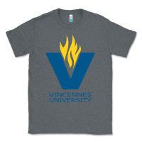 Charcoal Heather university of vincennes Classic Tee - linhVisuals