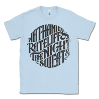 Dusty Blue nathaniel rateliff müsïc Classic Tee - linhVisuals