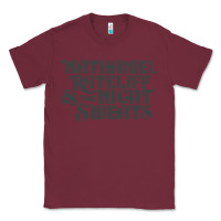 Burgundy nathaniel rateliff müsïc Classic Tee - linhVisuals