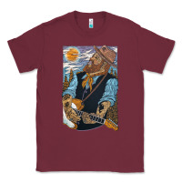 Burgundy nathaniel rateliff müsïc Classic Tee - linhVisuals