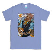 Colony Blue nathaniel rateliff müsïc Classic Tee - linhVisuals