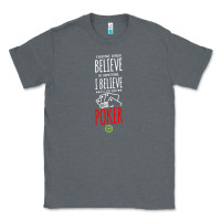 Charcoal Heather poker card player believe in something Classic Tee - linhVisuals