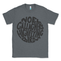 Charcoal Heather noel gallagher's high flying birds classic Classic Tee - linhVisuals