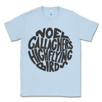 Dusty Blue noel gallagher's high flying birds classic Classic Tee - linhVisuals