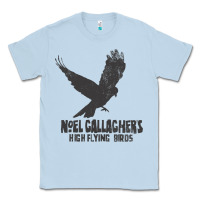 Dusty Blue noel gallagher's high flying birds classic Classic Tee - linhVisuals