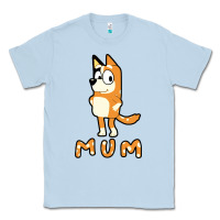 Dusty Blue bluey mom Classic Tee - linhVisuals