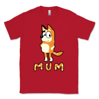Red bluey mom Classic Tee - linhVisuals