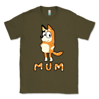 Army Green bluey mom Classic Tee - linhVisuals
