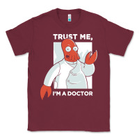 Burgundy doctor zoidberg who Classic Tee - linhVisuals