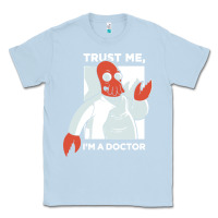 Dusty Blue doctor zoidberg who Classic Tee - linhVisuals