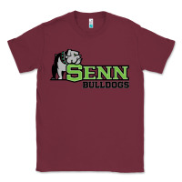 Burgundy senn high school Classic Tee - linhVisuals