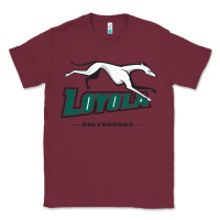 Burgundy loyola (md) greyhounds Classic Tee - linhVisuals