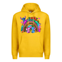 Lemon stitch and lilo rainbow Premium Hoodie - AdoDesignShop